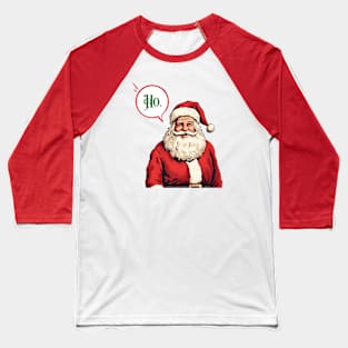 Santa Sass Baseball T-Shirt